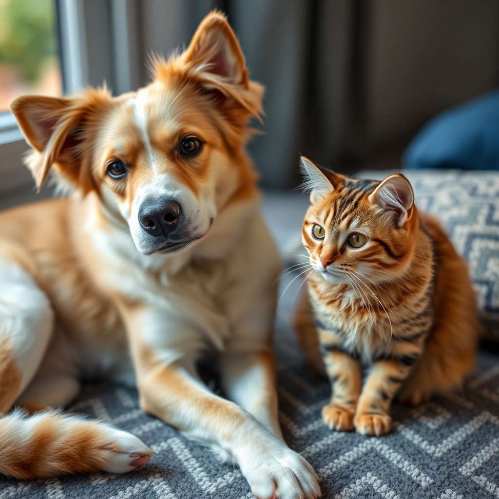 a dog and cat